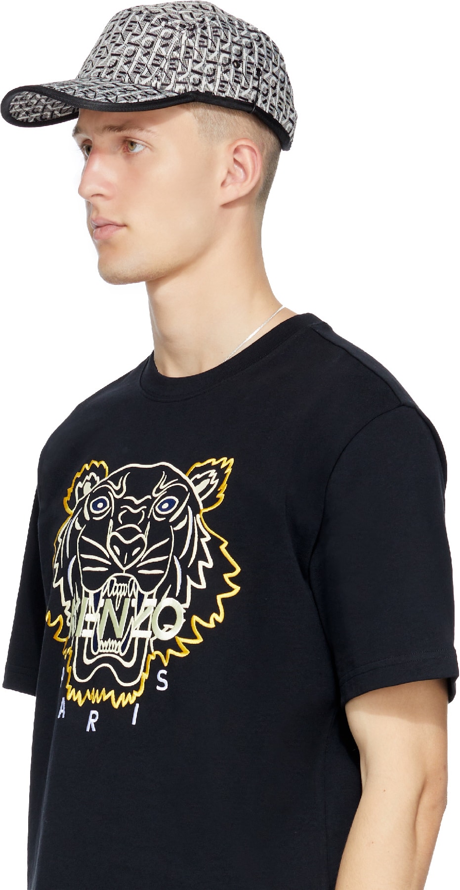 Kenzo: Multicolor Courier Monogrammed Cap - 4