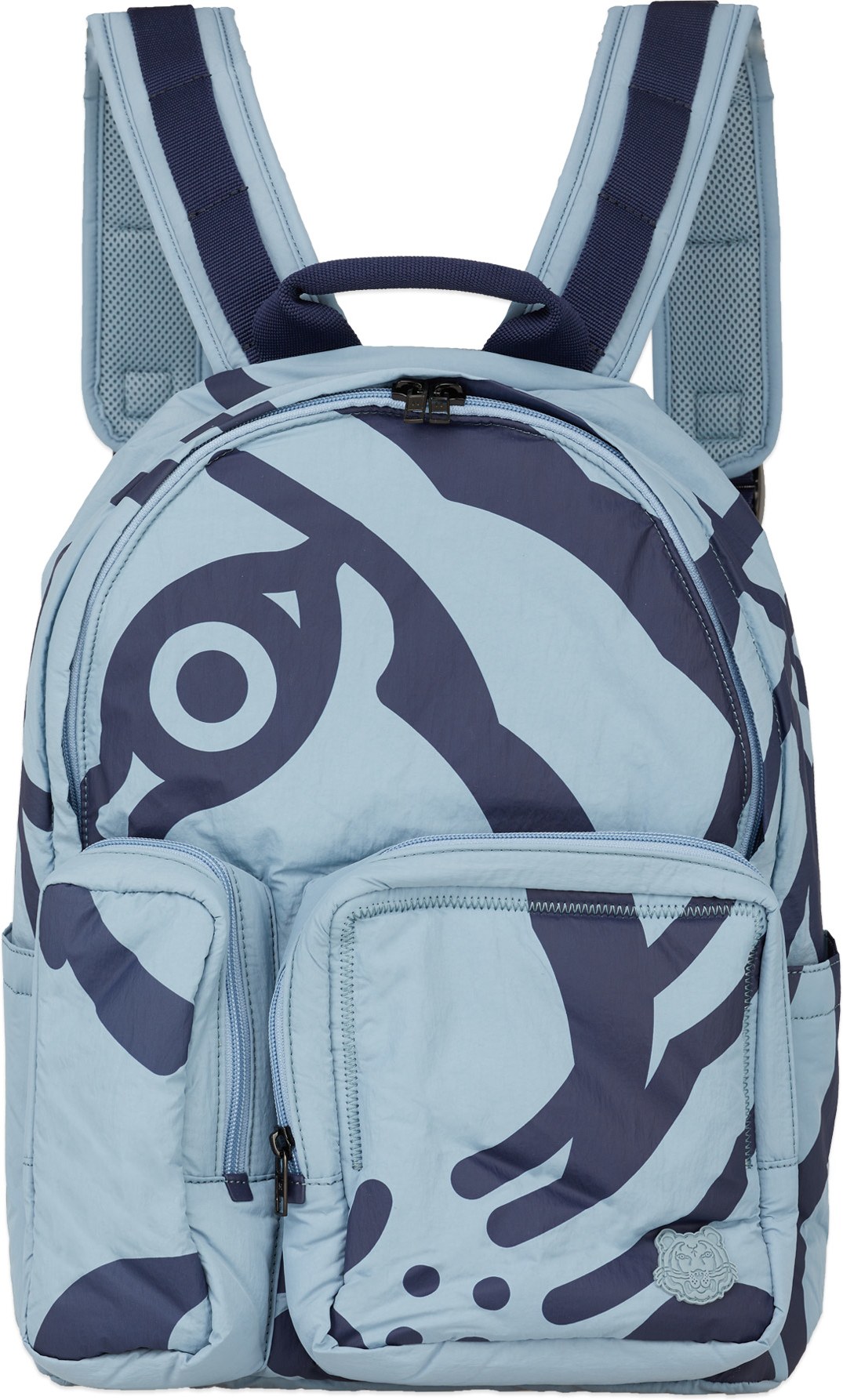 Kenzo: Blue K-Tiger Backpack - 1