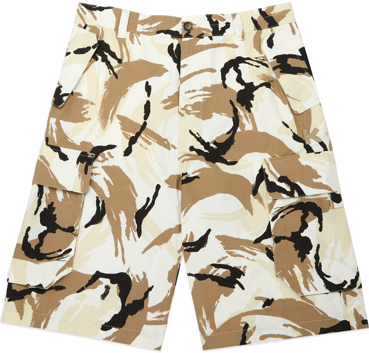 Kenzo: Multicolores Short Cargo 'Tropic Camo' Multicolores - 1