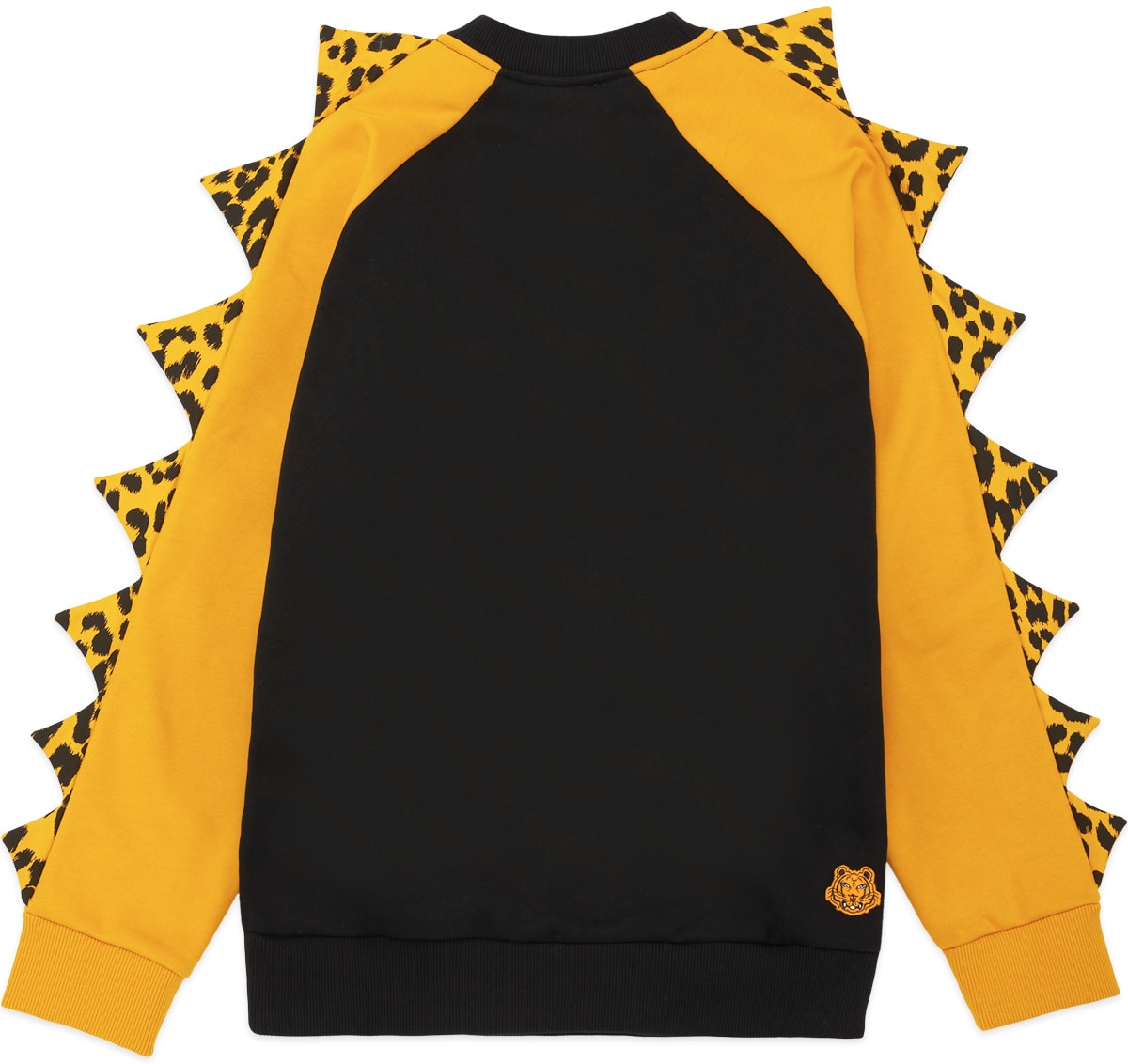 Kenzo: Black Kenzo x Kansaiyamamoto 'Smiling Tiger' Oversize Crew Sweater - 2