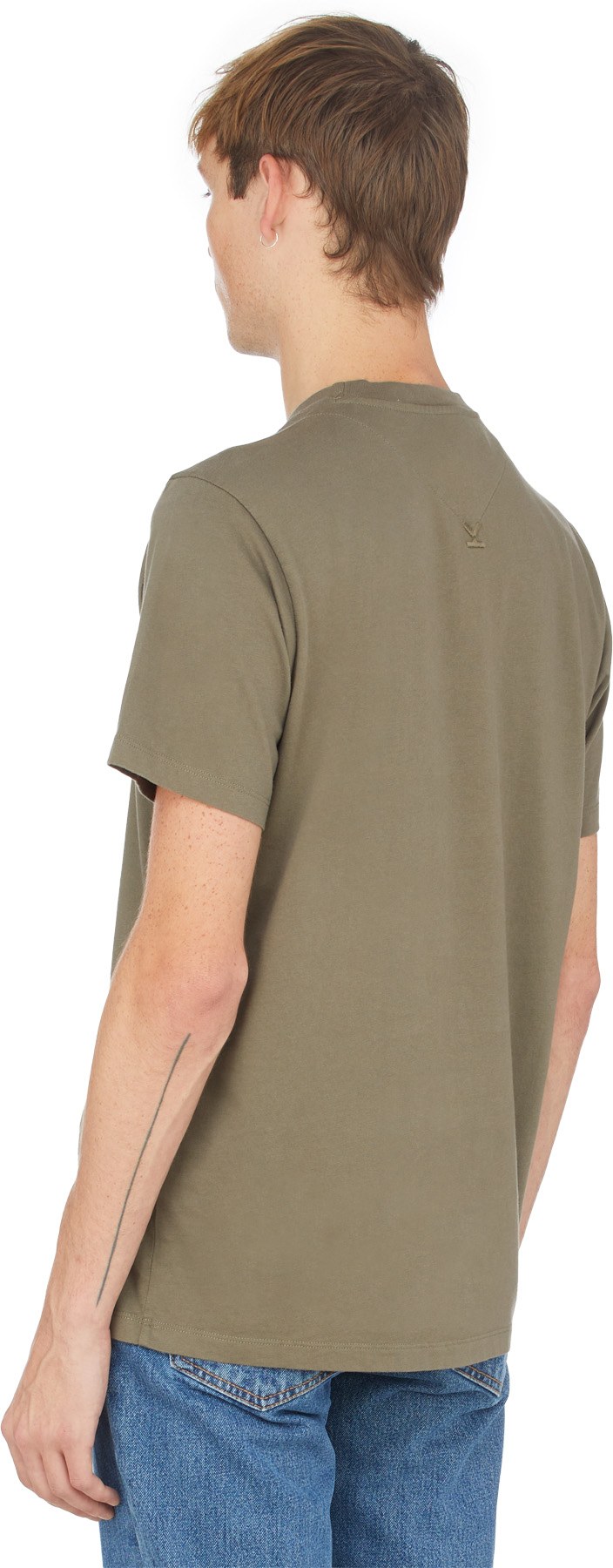 Kenzo: Brown Tiger Crest T-Shirt - 3