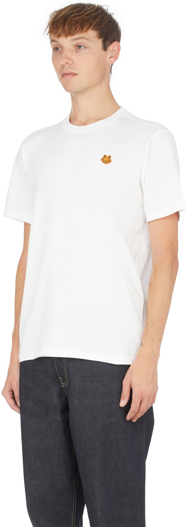 Kenzo: White Tiger Crest T-Shirt - 2
