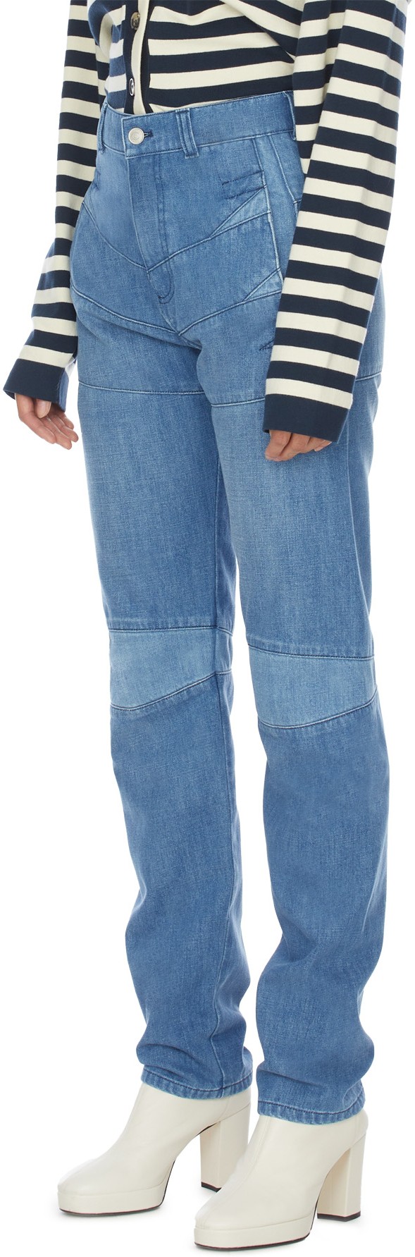 Kenzo: Blue Straight Jeans - 2