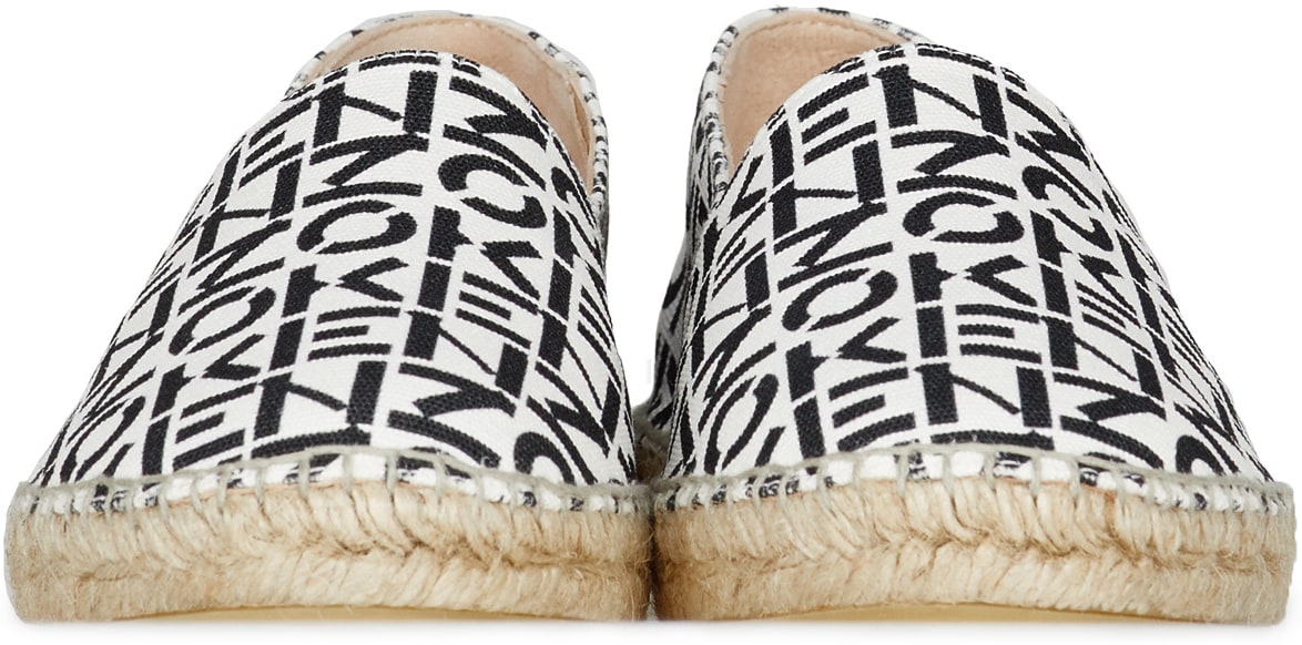 Kenzo: Gris Espadrilles Monogramme Kenzo Sport Gris - 3