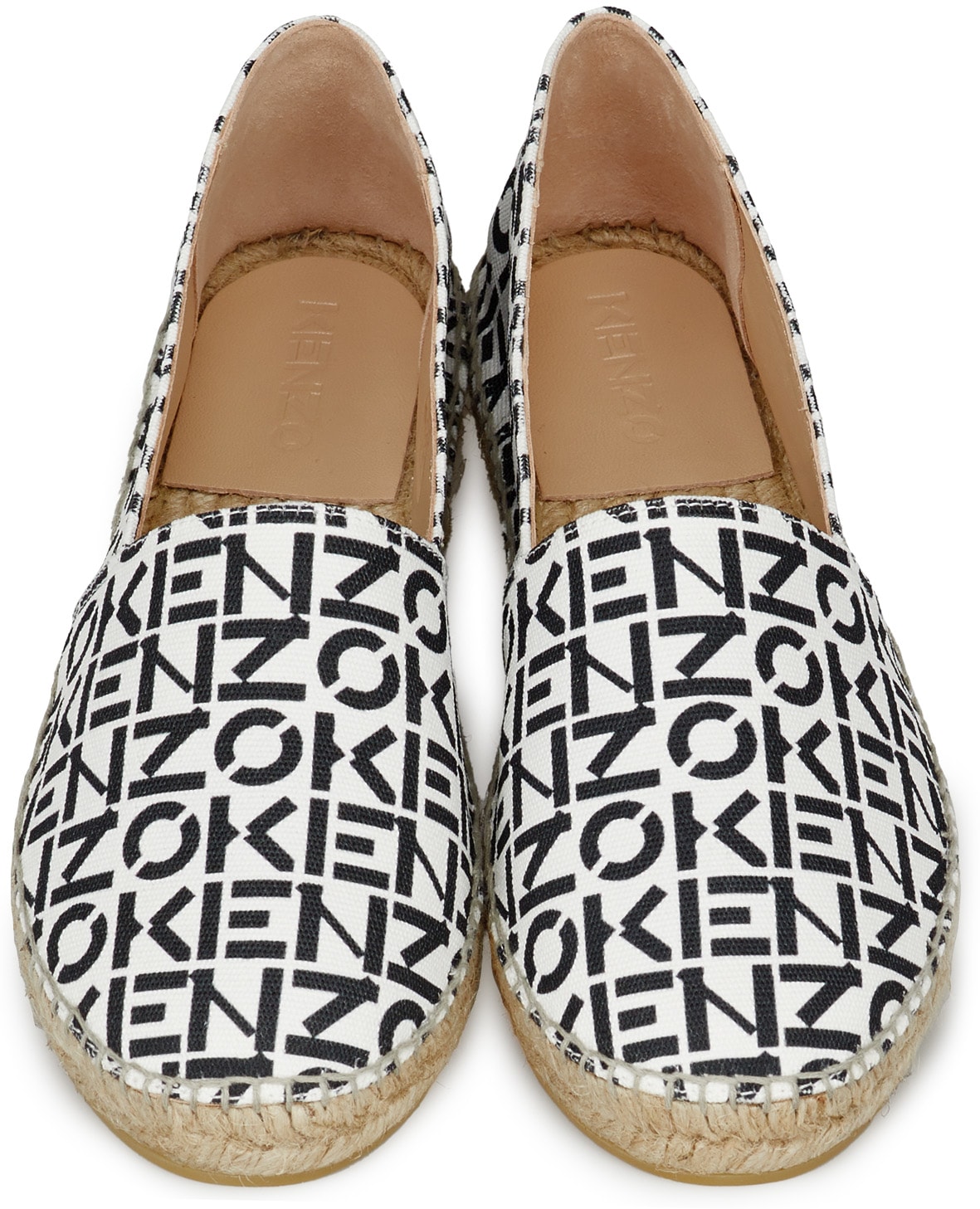 Kenzo: Gris Espadrilles Monogramme Kenzo Sport Gris - 4