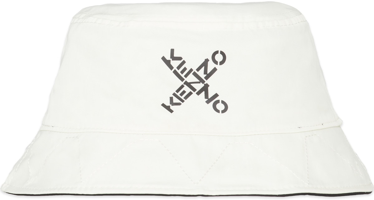 Kenzo: Black Kenzo Sport Reversible Bucket Hat - 4
