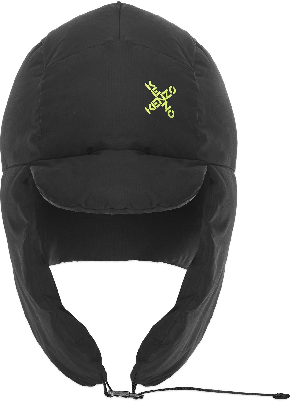 Kenzo: Black Kenzo Sport Ushanka - 1