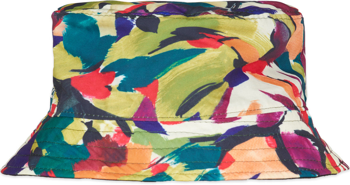 Kenzo: Multicolor 'Archival Floral' Reversible Bucket Hat - 2