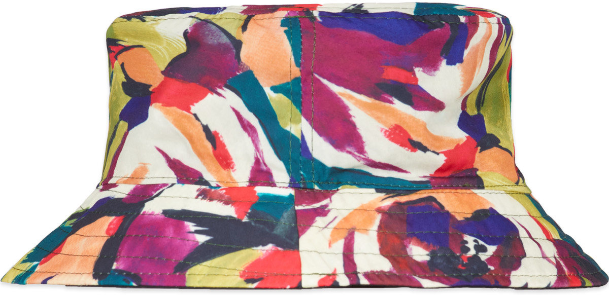 Kenzo: Multicolor 'Archival Floral' Reversible Bucket Hat - 3