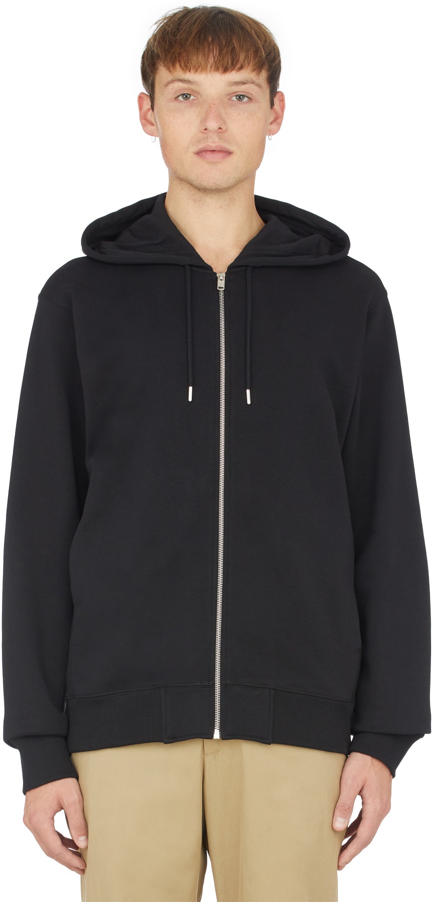 Kenzo: Black Tiger Full Up Hoodie - 1