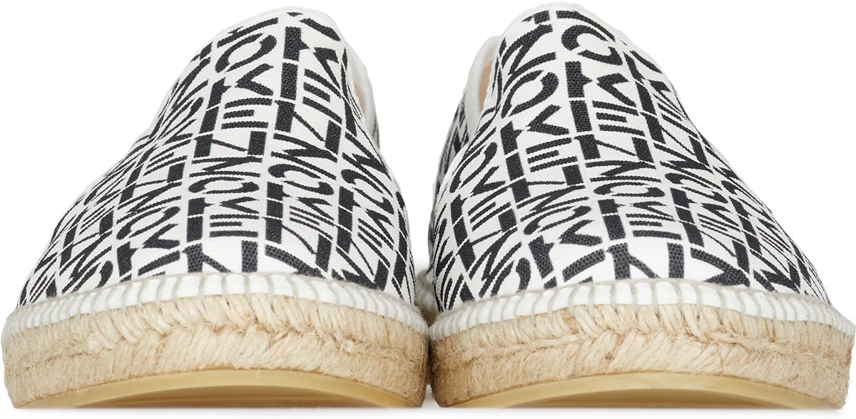 Kenzo: Grey Kenzo Sport Elasticated Monogram Espadrille - 3