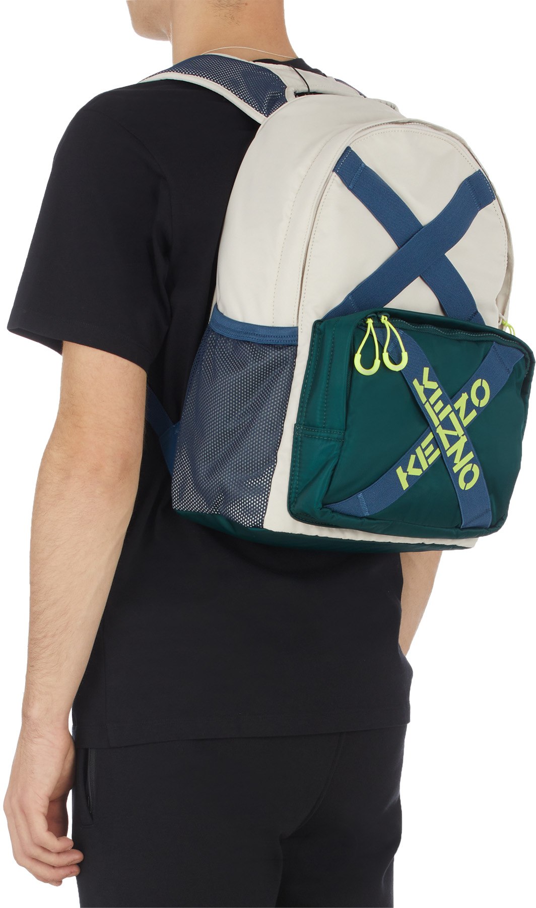 Kenzo: Grey Kenzo Sport Backpack - 3