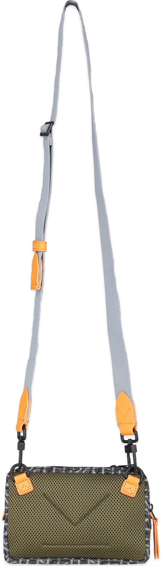 Kenzo: Orange Courier Jacquard Mini Crossbody Bag - 2