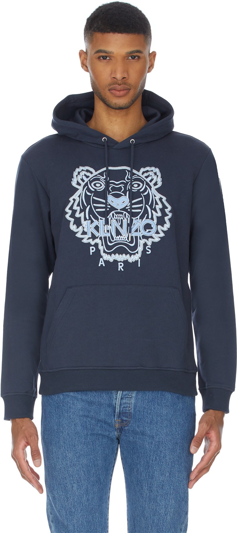 Kenzo: Blue Tiger Seasonal 1 Hoodie - 1