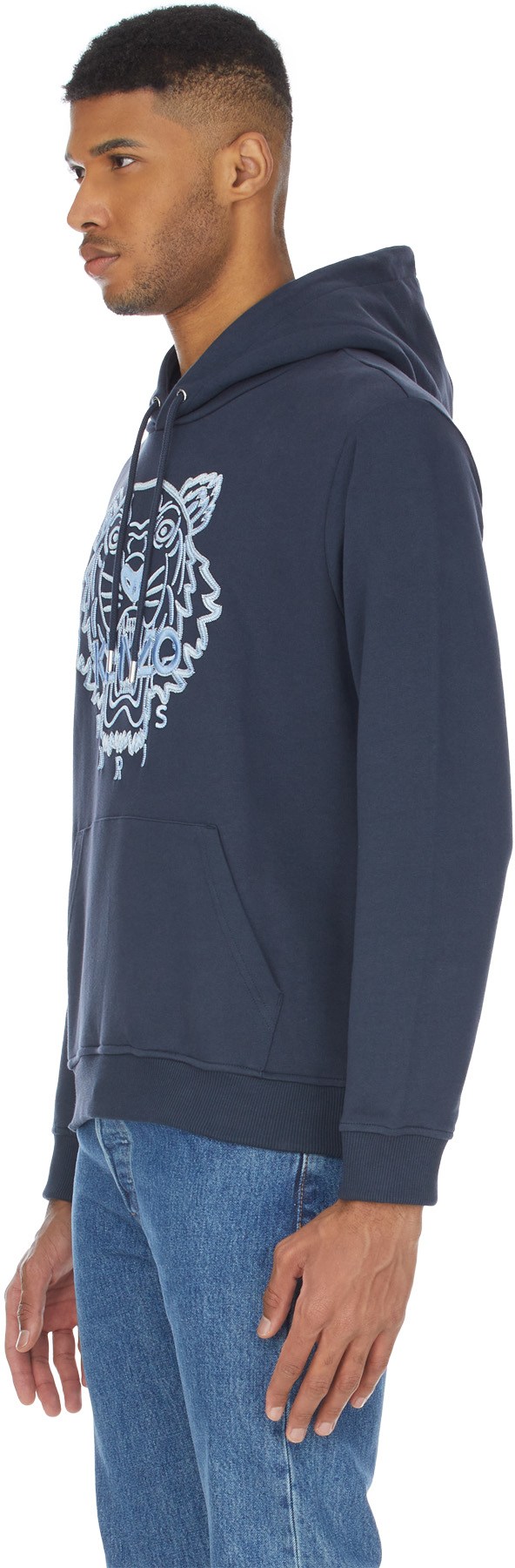 Kenzo: Blue Tiger Seasonal 1 Hoodie - 2