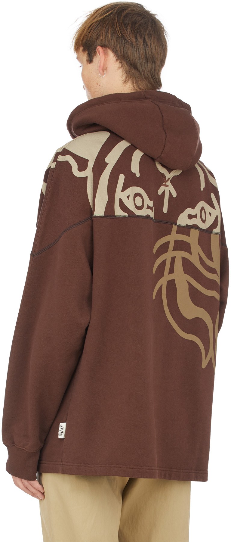 Kenzo: Brown K-Tiger Hoodie - 3