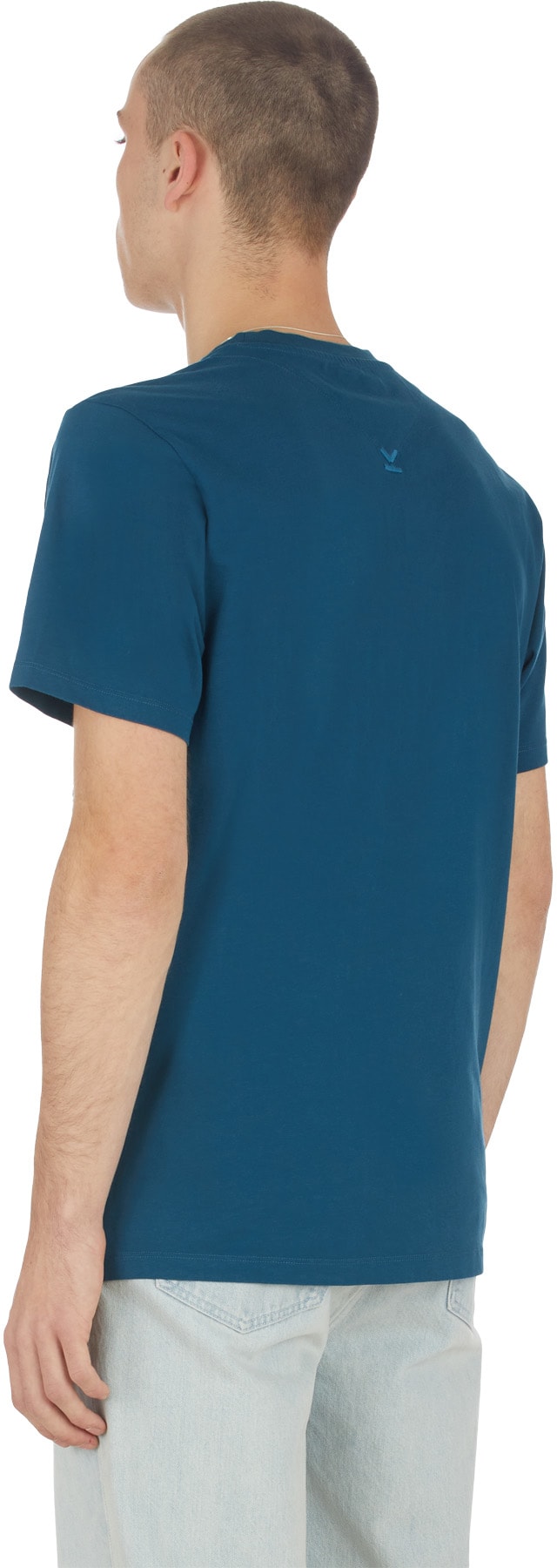 Kenzo: Blue Logo T-Shirt - 3