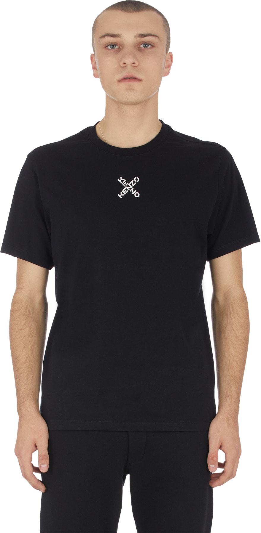 Kenzo: Black Kenzo Sport 'Little X' T-Shirt - 1
