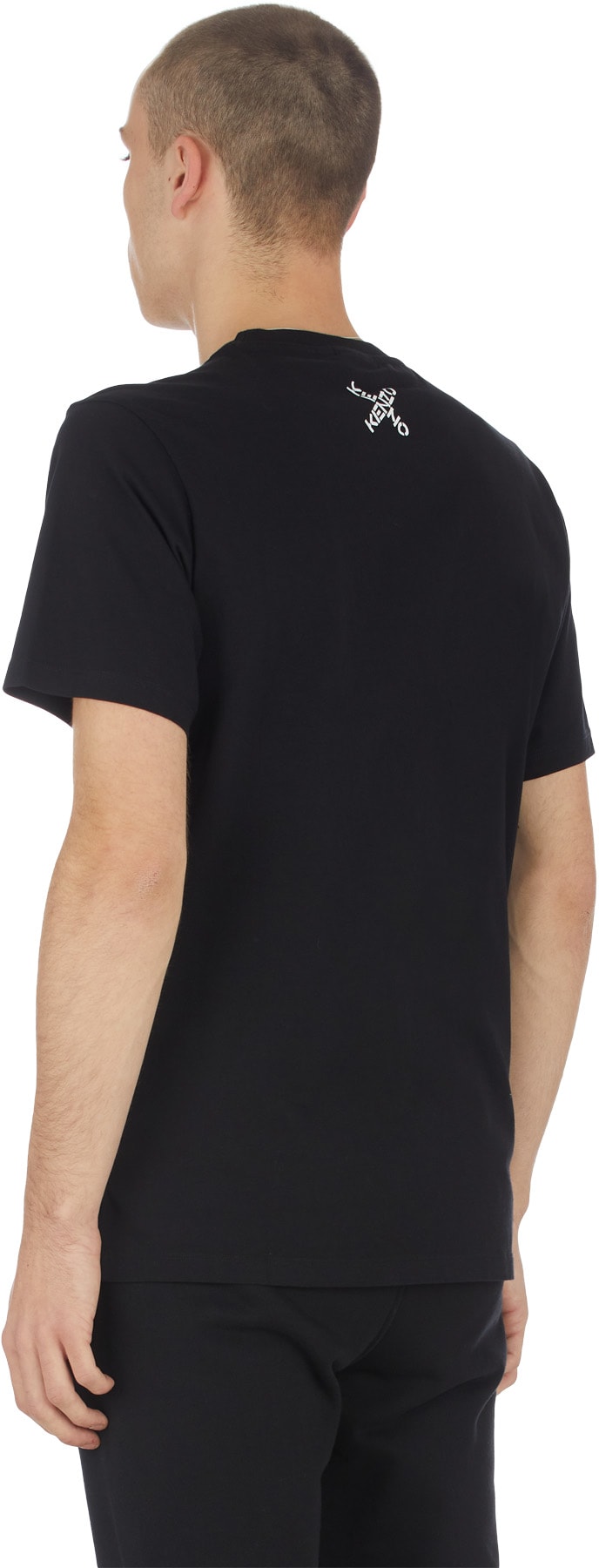 Kenzo: Black Kenzo Sport 'Little X' T-Shirt - 3