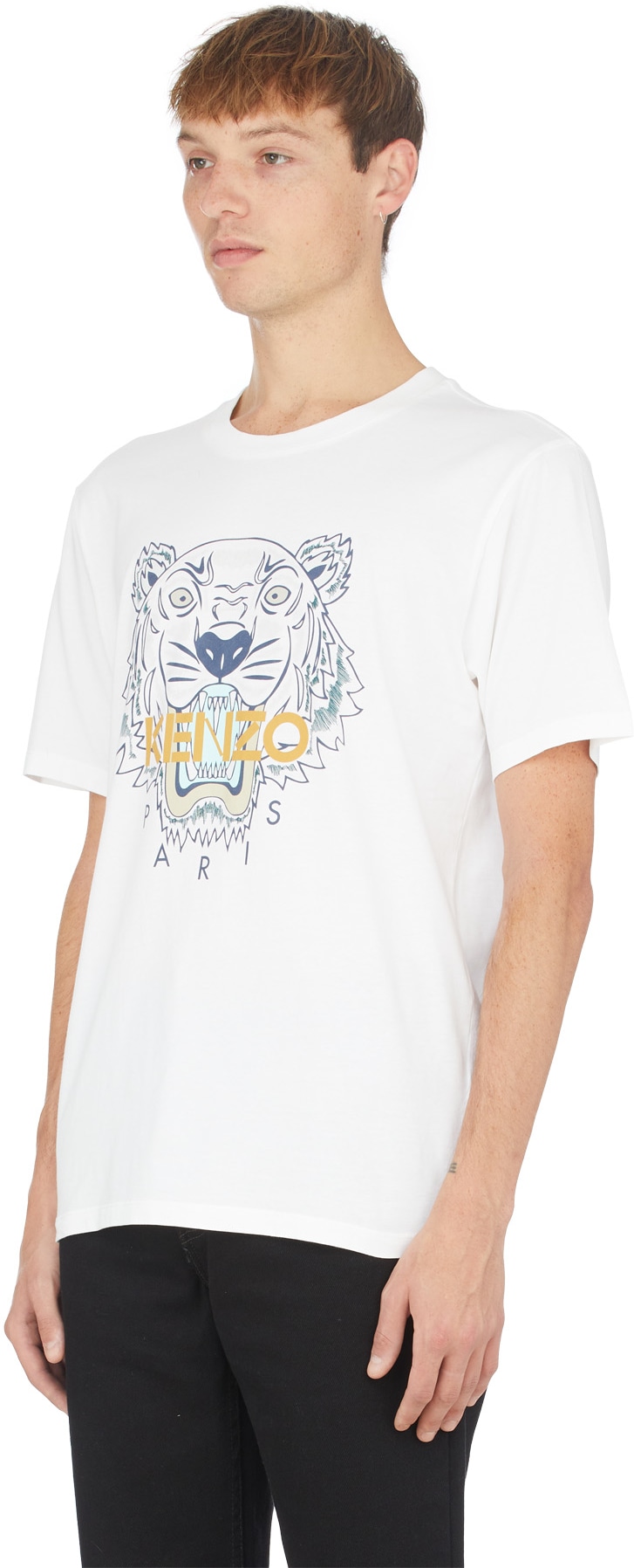 Kenzo: Silver Tiger T-Shirt - 2