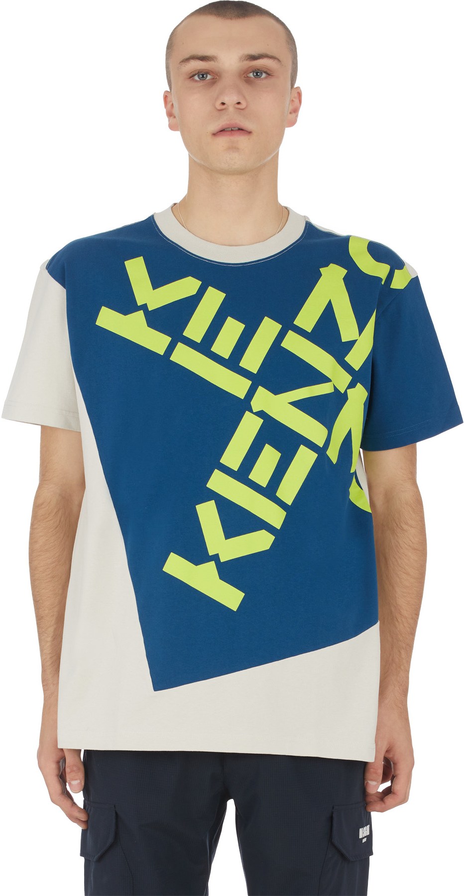 Kenzo: Blue Kenzo Sport 'Big X' T-Shirt - 1