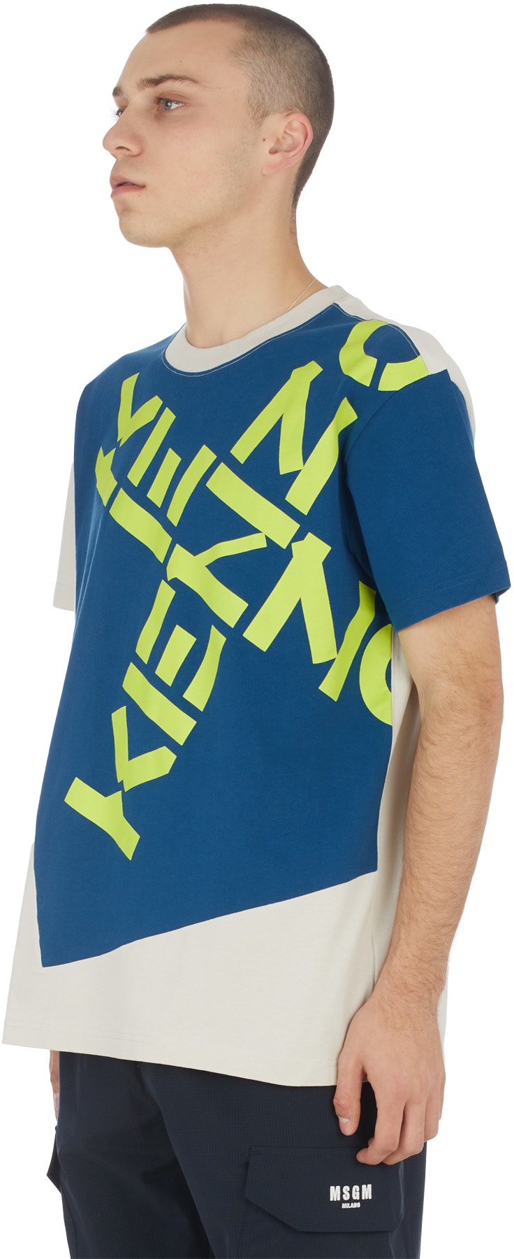 Kenzo: Blue Kenzo Sport 'Big X' T-Shirt - 2