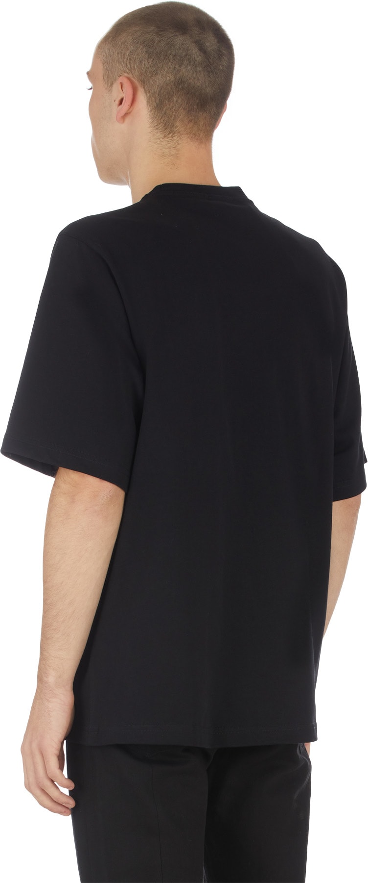 Kenzo: Noir T-Shirt Loose Fitting Tigre Noir - 3