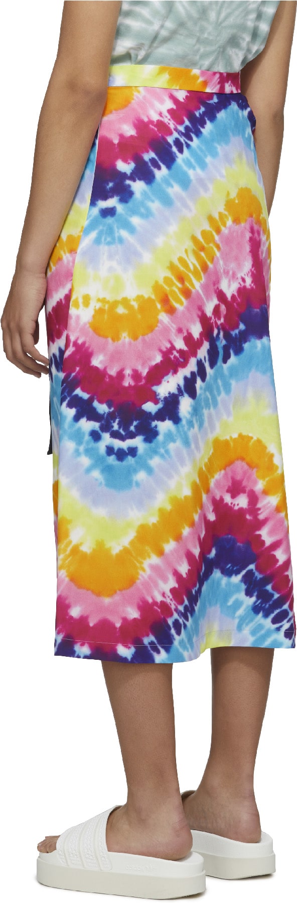 Kenzo: Multicolores Jupe Midi Tie-Dye Multicolores - 3