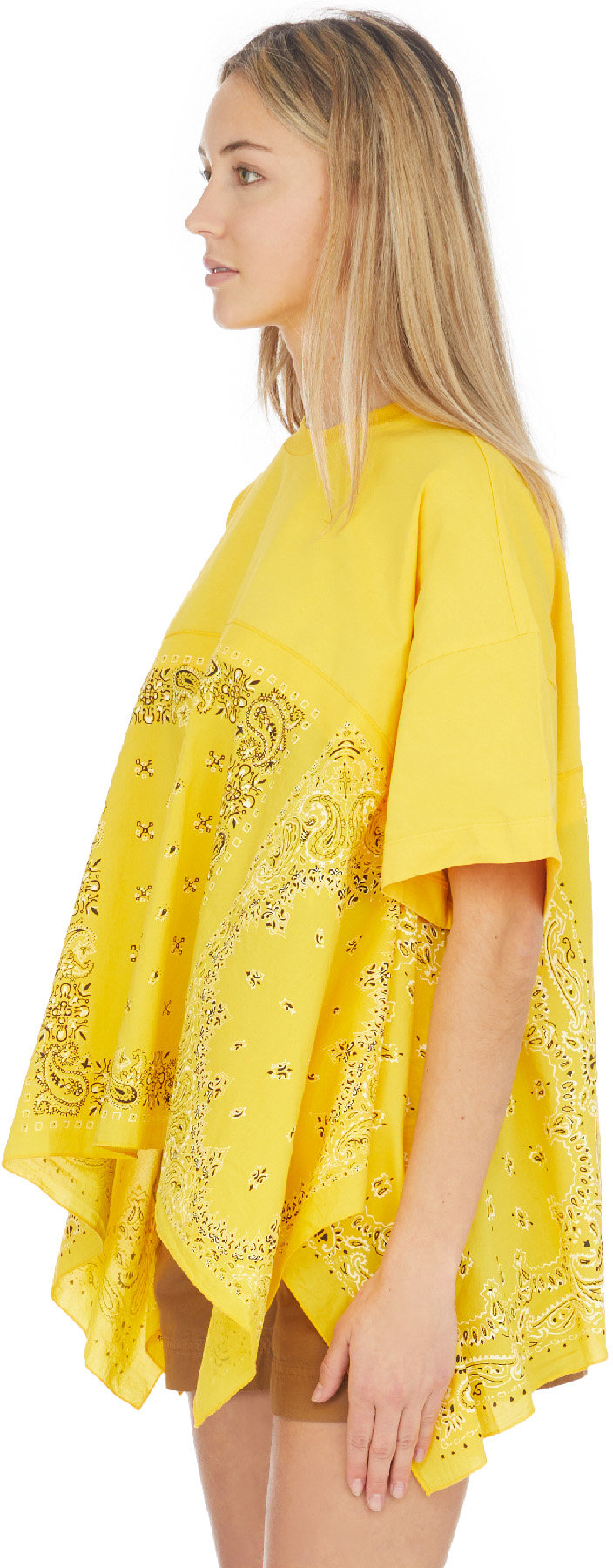 Kenzo: Yellow 'Bandana' Oversize T-Shirt - 2