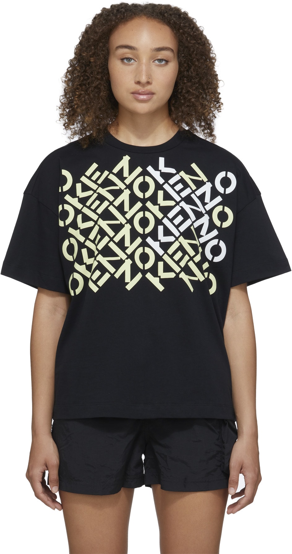 Kenzo: Black Kenzo Sport 'Multi X' T-Shirt - 1