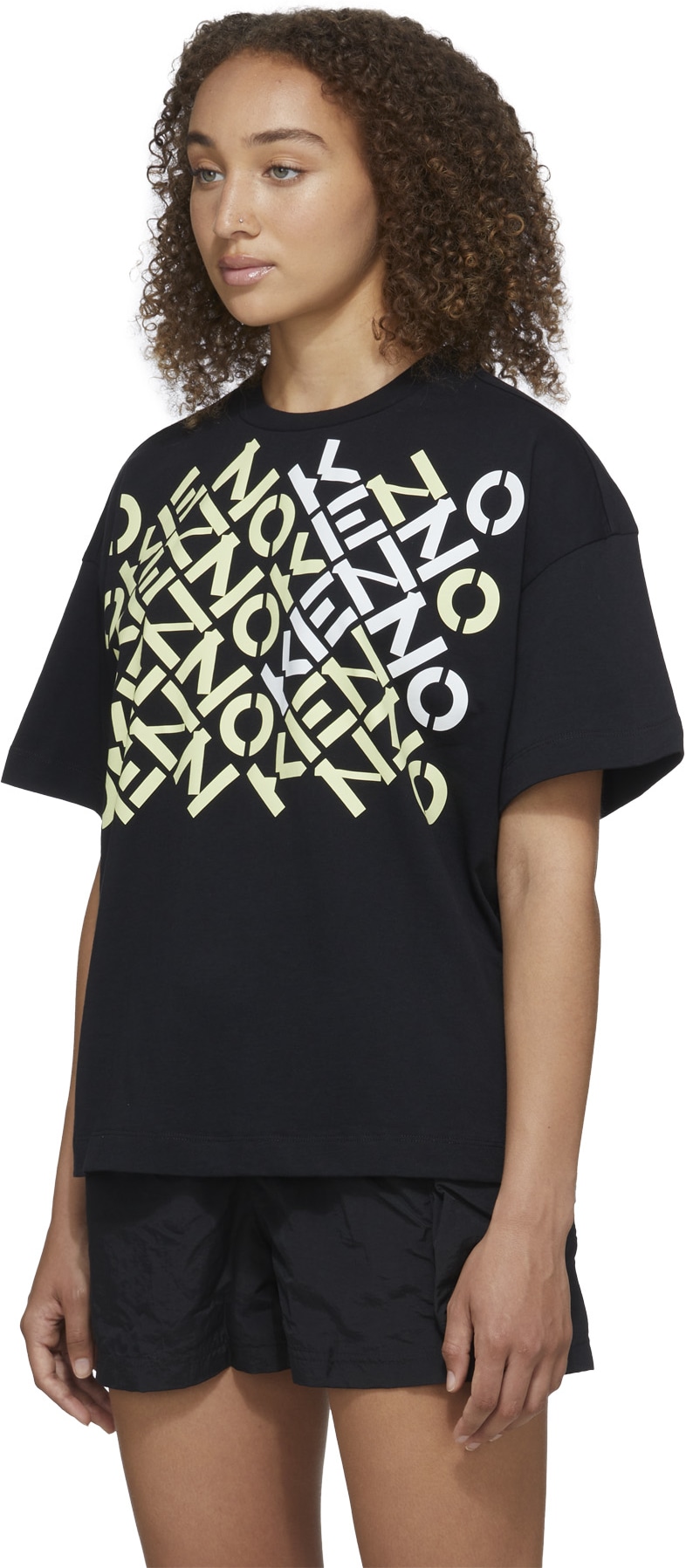 Kenzo: Black Kenzo Sport 'Multi X' T-Shirt - 2