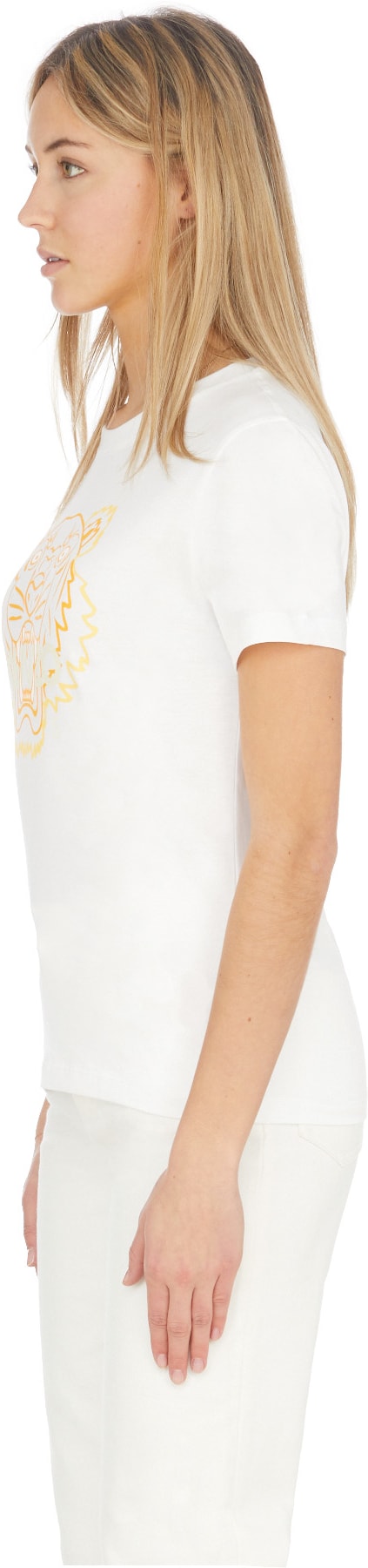 Kenzo: White Classic Tiger T-Shirt - 2