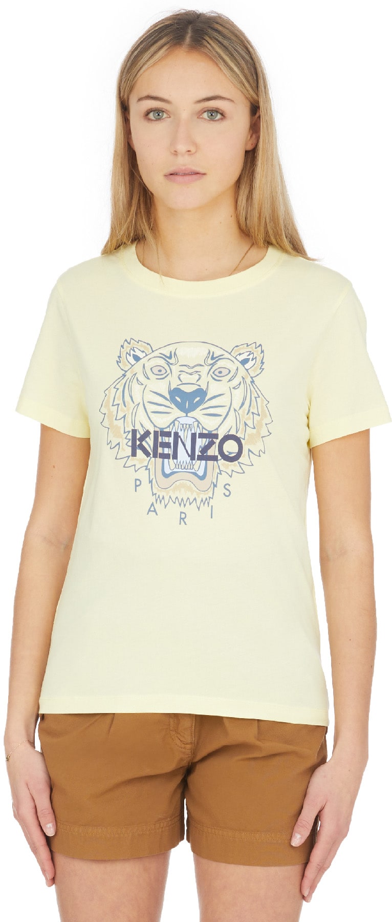 Kenzo: White Classic Tiger T-Shirt - 1