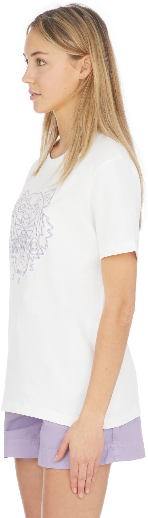 Kenzo: White Climbing Rope Tiger T-Shirt - 2