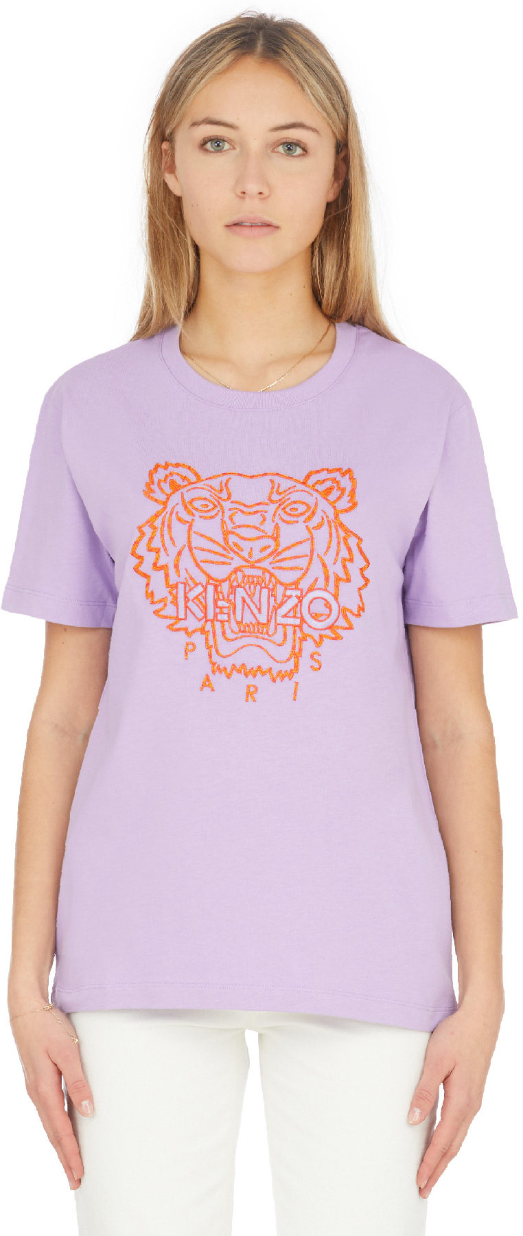 Kenzo: Purple Climbing Rope Tiger T-Shirt - 1