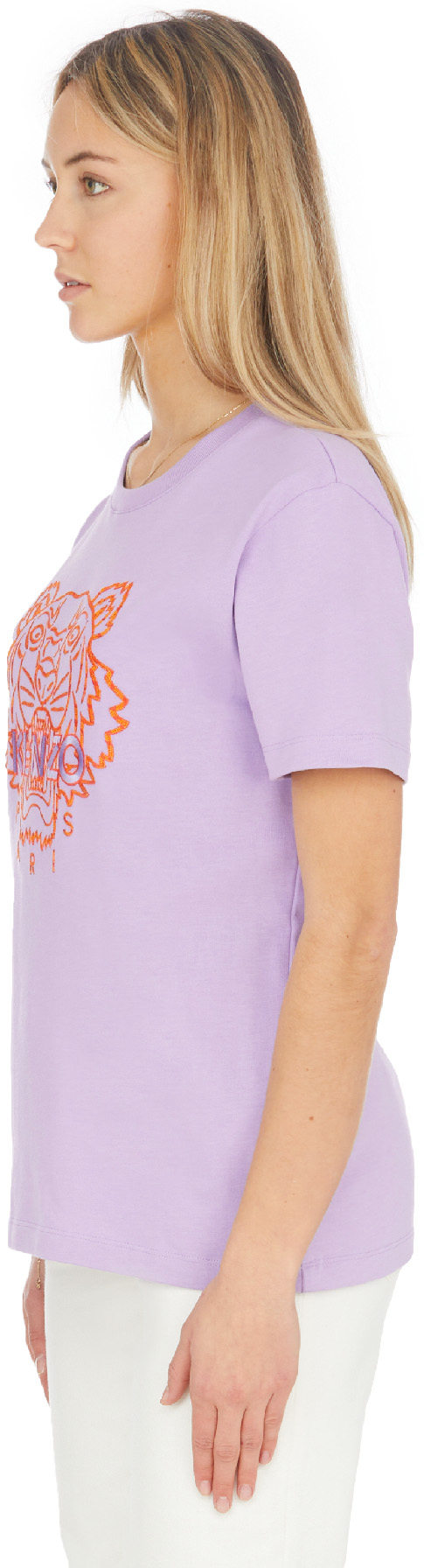 Kenzo: Purple Climbing Rope Tiger T-Shirt - 2