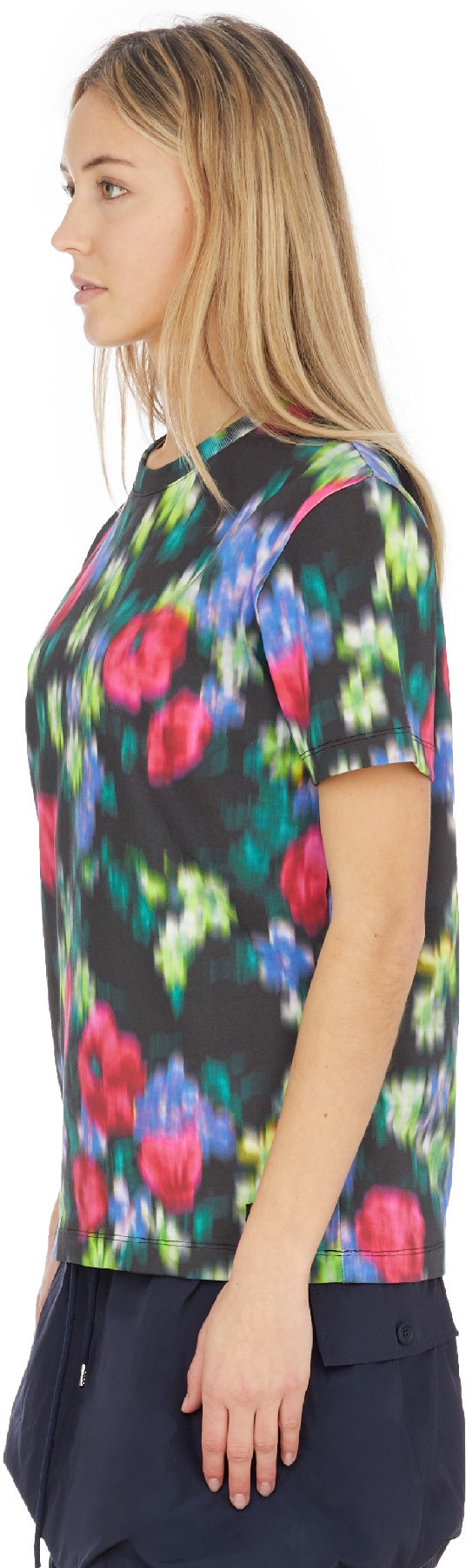 Kenzo: Multicolor 'Blurred Flowers' T-Shirt - 2