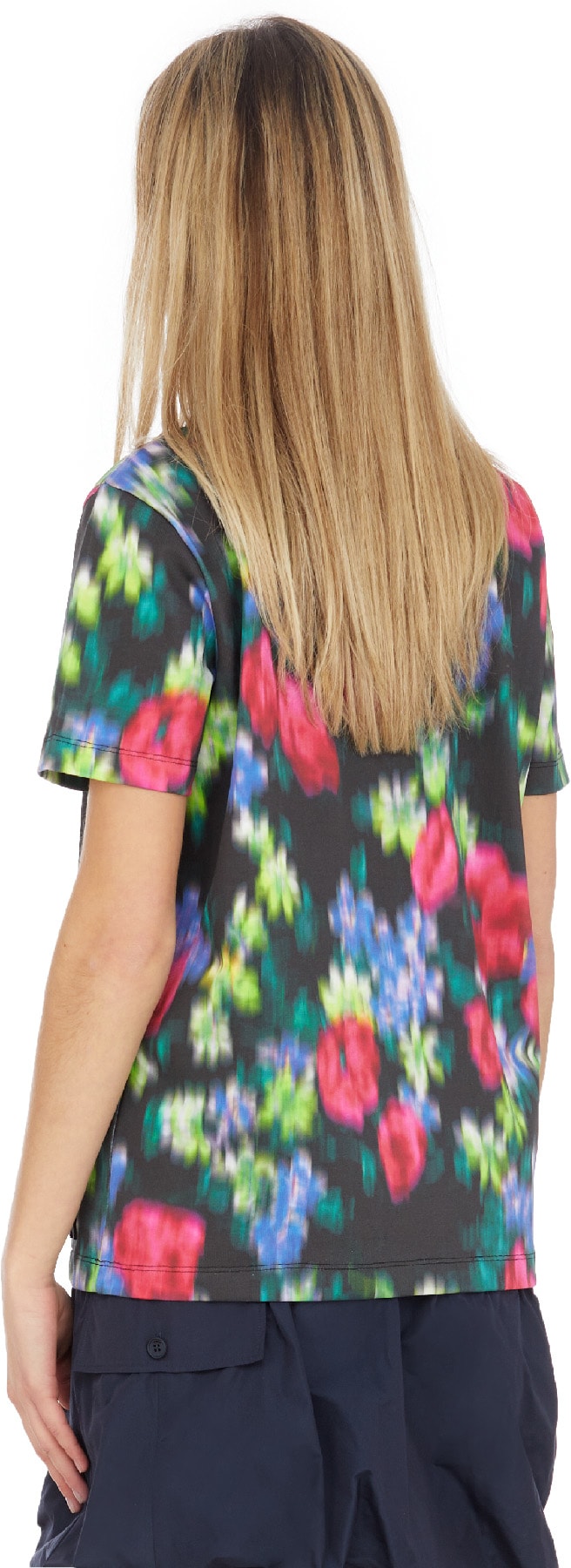 Kenzo: Multicolor 'Blurred Flowers' T-Shirt - 3