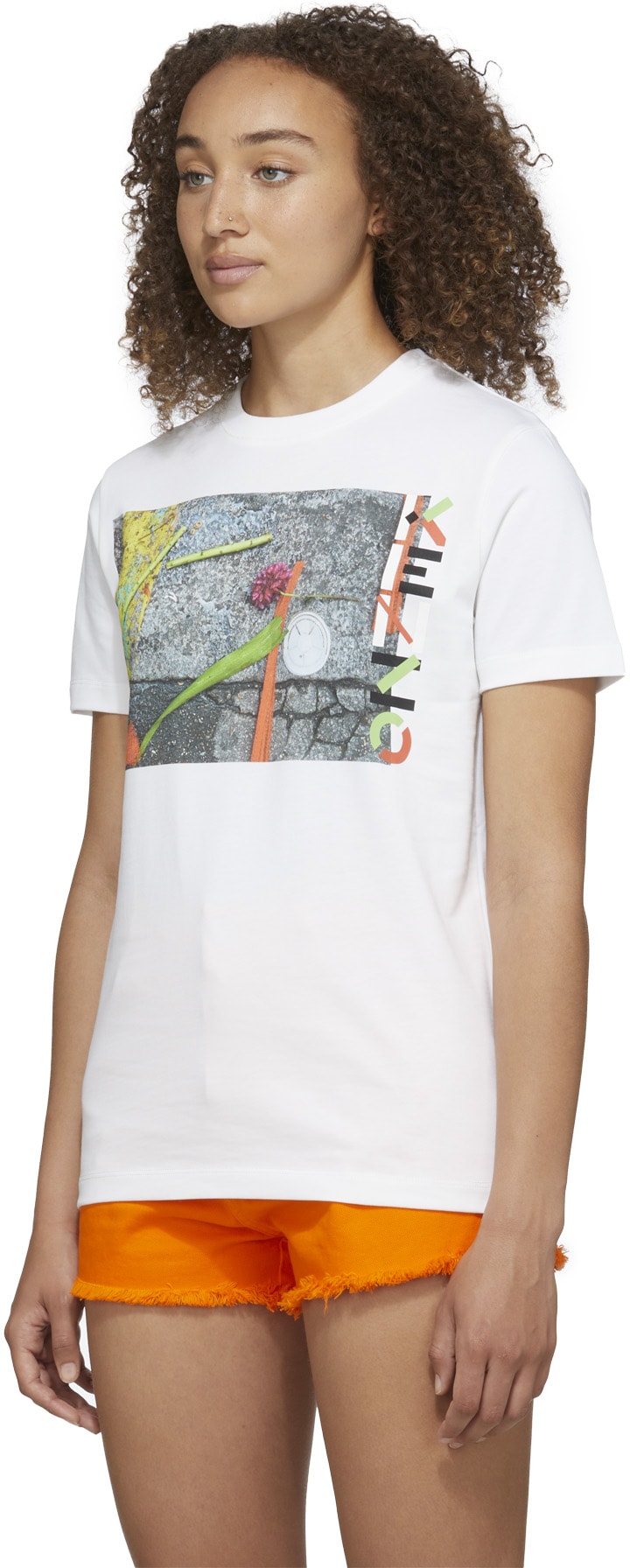 Kenzo: White Graphic Print T-Shirt - 2