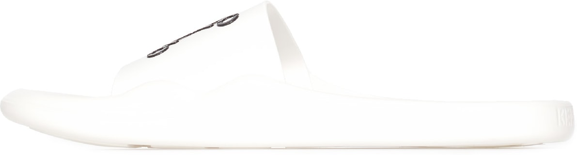 Kenzo: White Kenzo Sport 'Little X' Pool Slide - 2