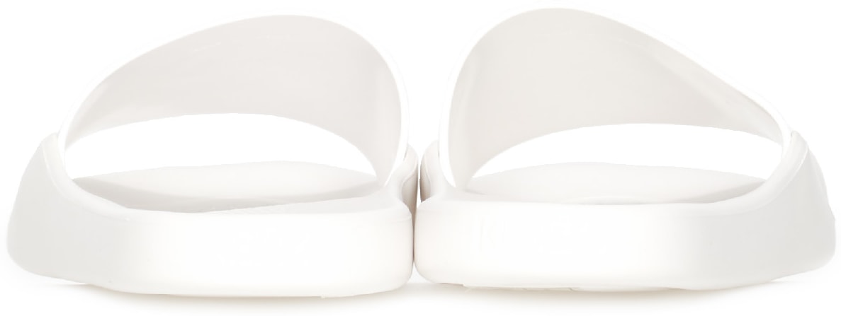 Kenzo: White Kenzo Sport 'Little X' Pool Slide - 5