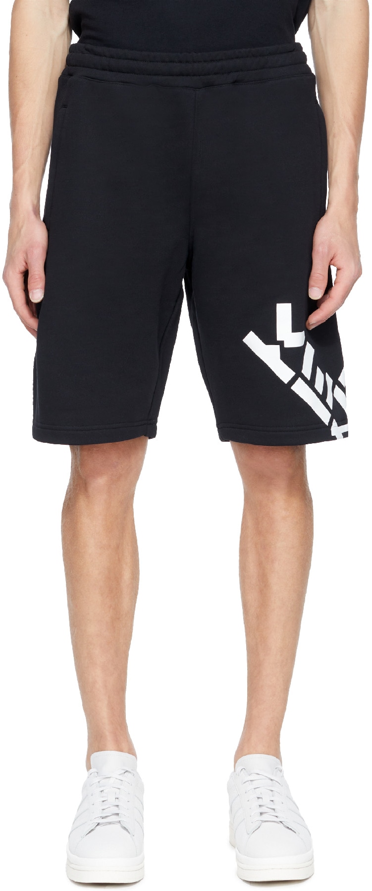 Kenzo: Black Kenzo Sport 'Big X' Short - 1