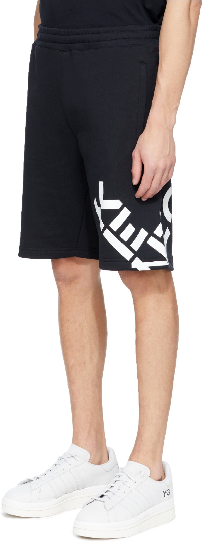 Kenzo: Black Kenzo Sport 'Big X' Short - 2