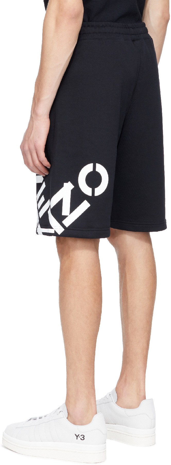 Kenzo: Black Kenzo Sport 'Big X' Shorts - 3