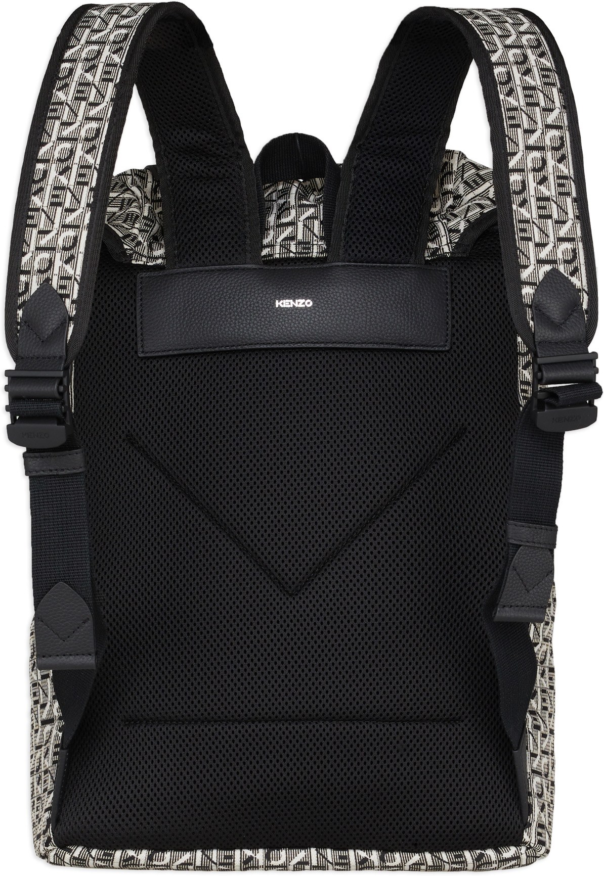 Kenzo Grey Courier Jacquard Rucksack influenceu Canada influenceu Canada