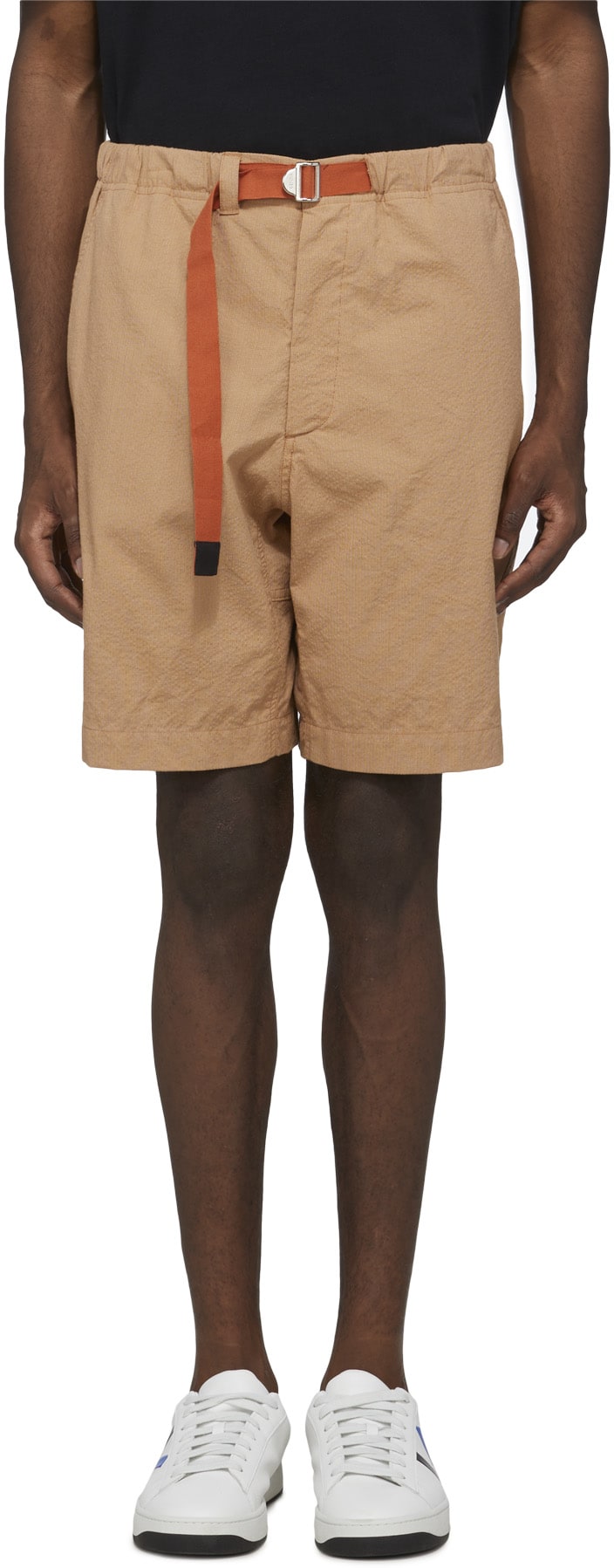 Kenzo: Orange Belted Shorts - 1