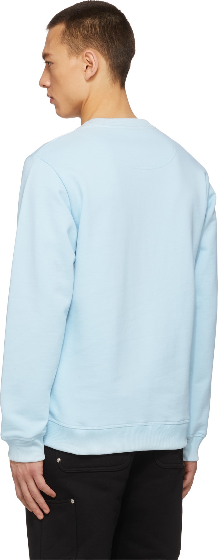 Kenzo: Blue Climbing Rope Tiger Crew Sweater - 3