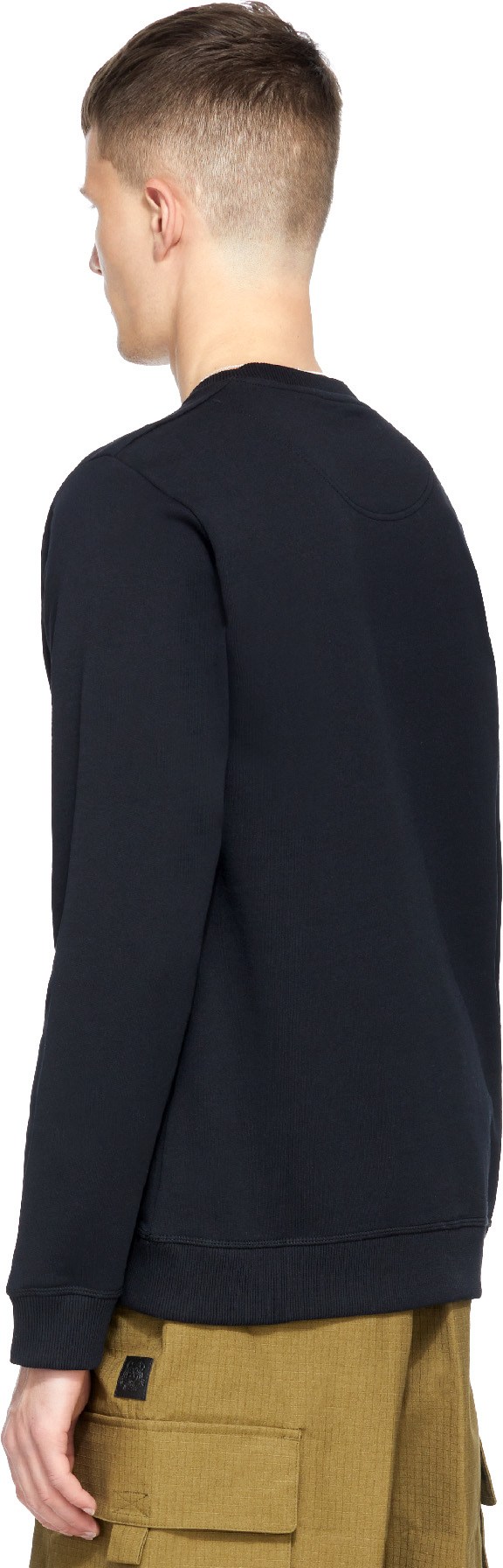 Kenzo: Black Matte Shiny Tiger Crew Sweater - 3