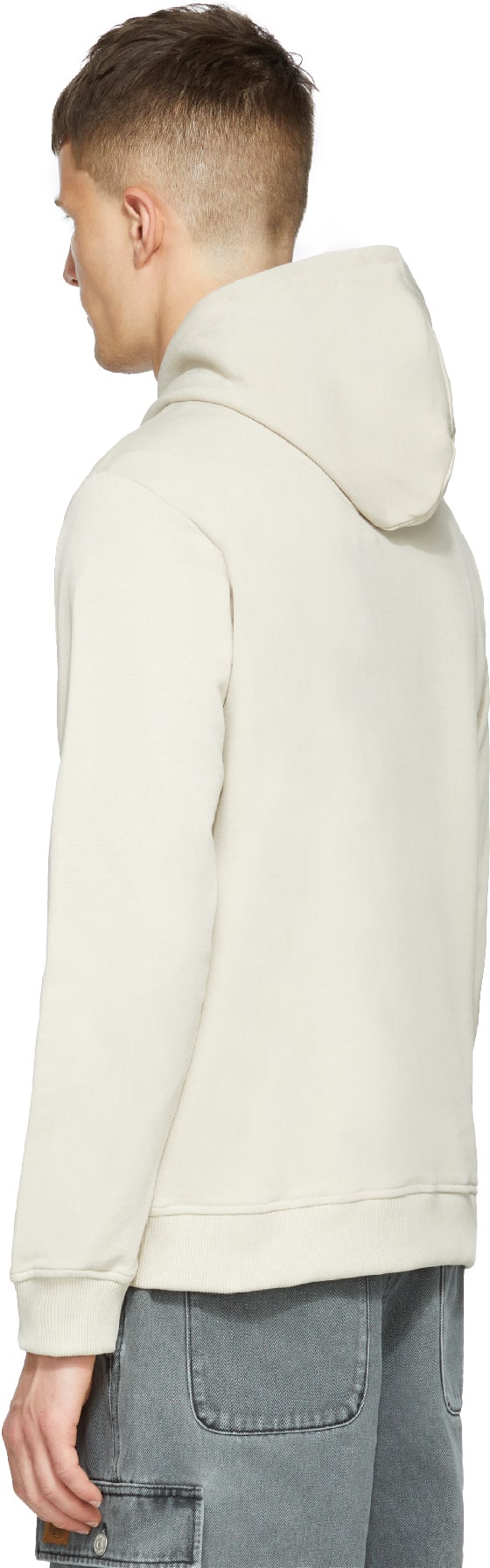 Kenzo: Neutrals Tiger Hoodie - 3