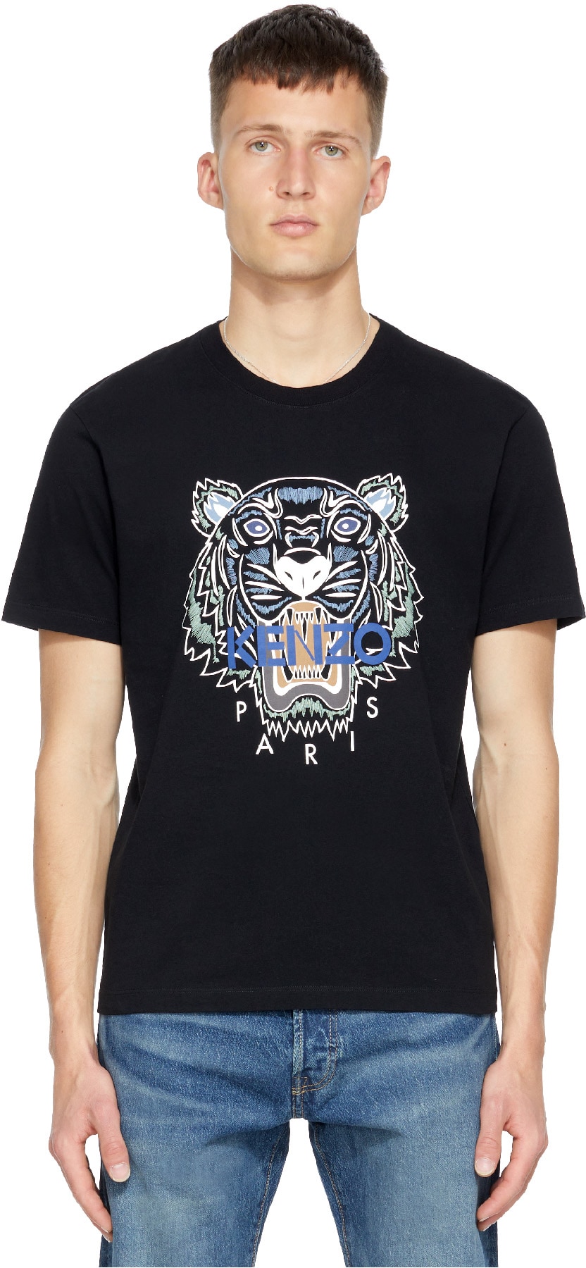 Kenzo Black Tiger T Shirt influenceu Global influenceu